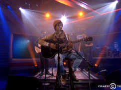Raury performs on The Nightly Show