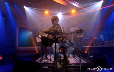 Raury performs on The Nightly Show