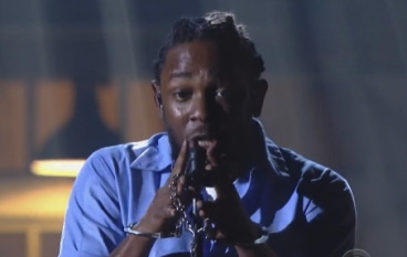 Kendrick Lamar performs at the Grammys